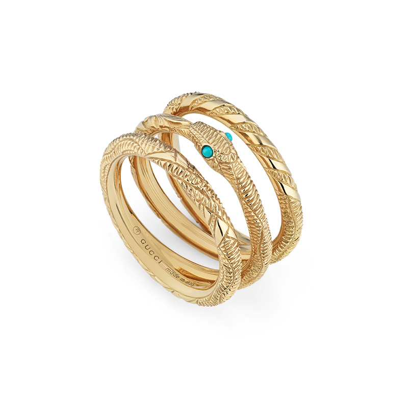 Gucci Fine Jewellery Ouroboros YBC553894001 Fashion Ring