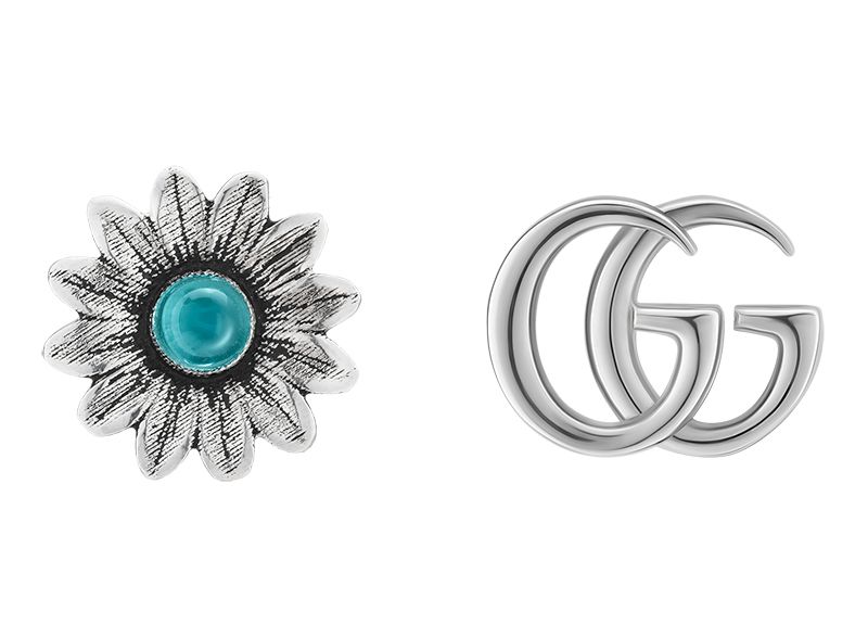 Gucci Silver GG Marmont YBD527344001 Woman Earrings