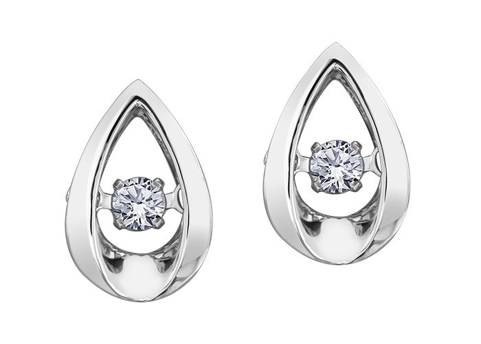 Maple Leaf Diamonds Pulse EE3107W/10-10 Ladies Earrings