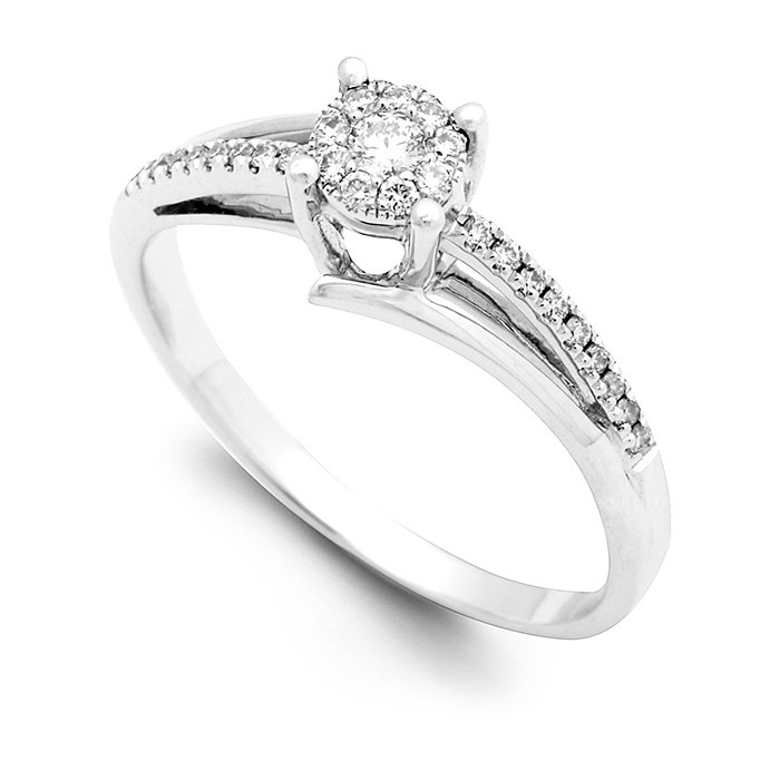 Monaco Collection Engagement Ring AN610-W Women's Engagement Ring