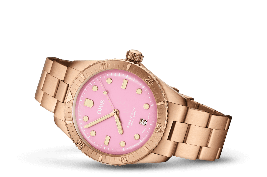 Oris Divers Sixty?Five 'Cotton Candy'