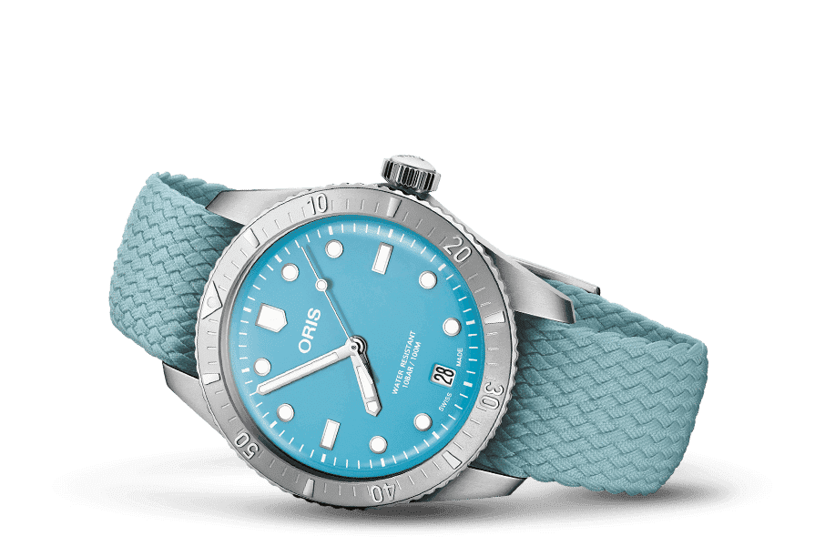 Oris Divers Sixty?Five 'Cotton Candy'