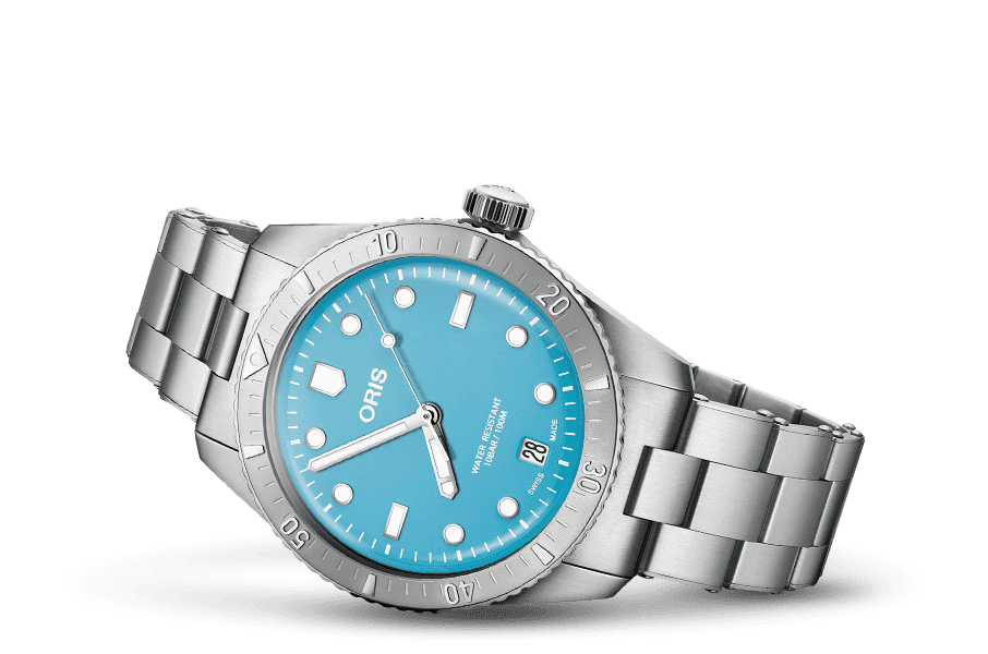 Oris Divers Sixty?Five 'Cotton Candy'
