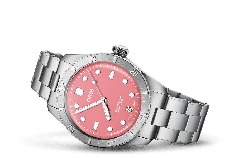 Oris Divers Sixty?Five 'Cotton Candy'