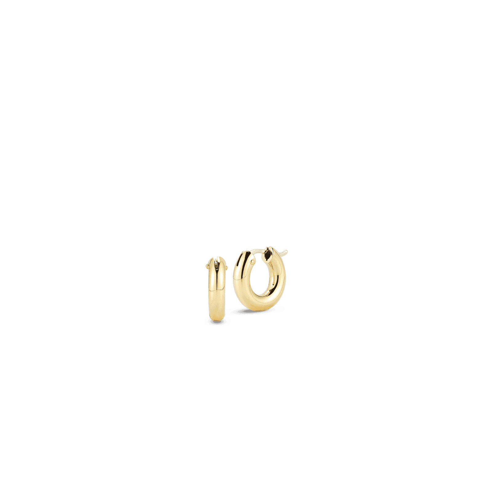 Roberto Coin Designer Gold Small Round Hoop Earrings