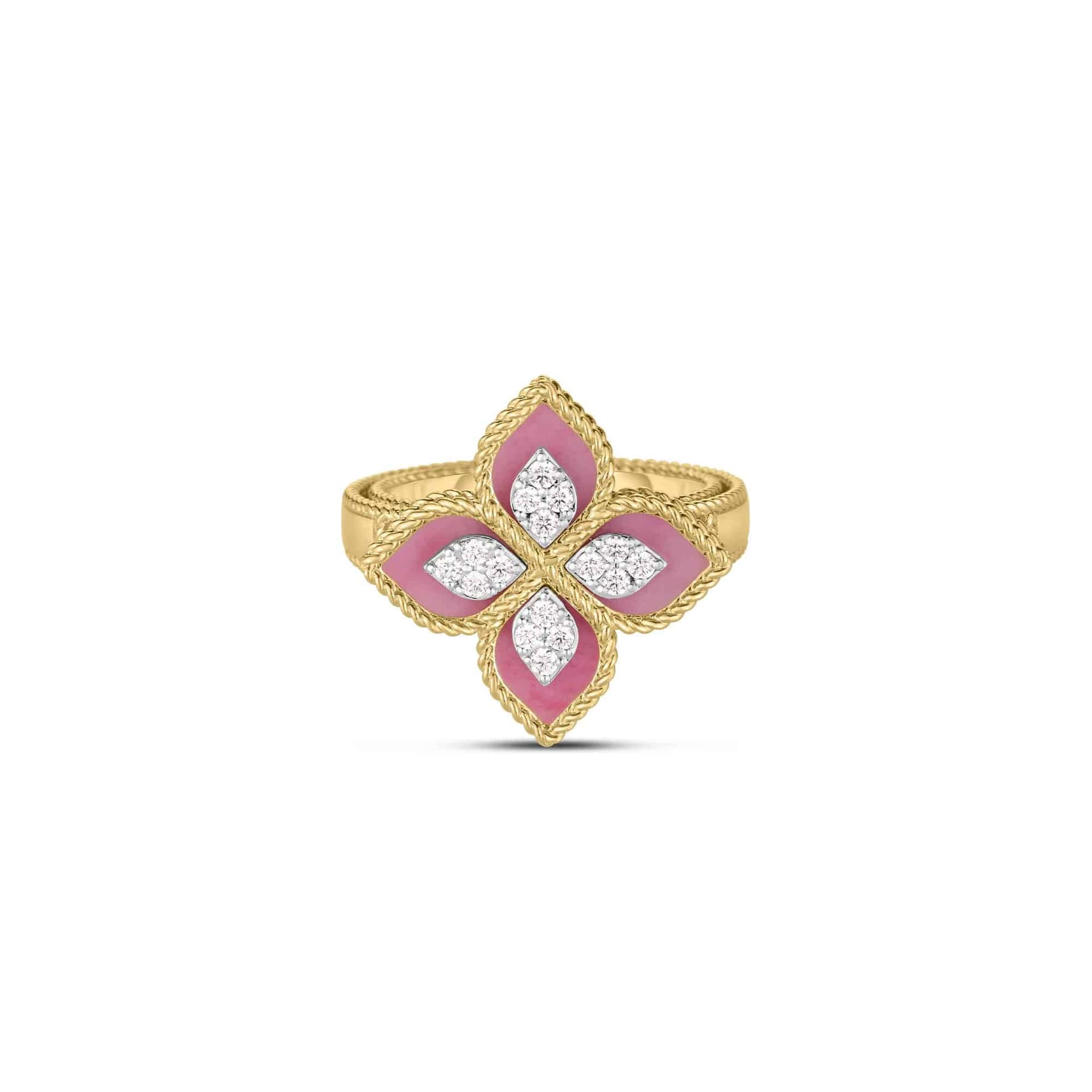 Roberto Coin VENETIAN PRIN RHODONITE RING