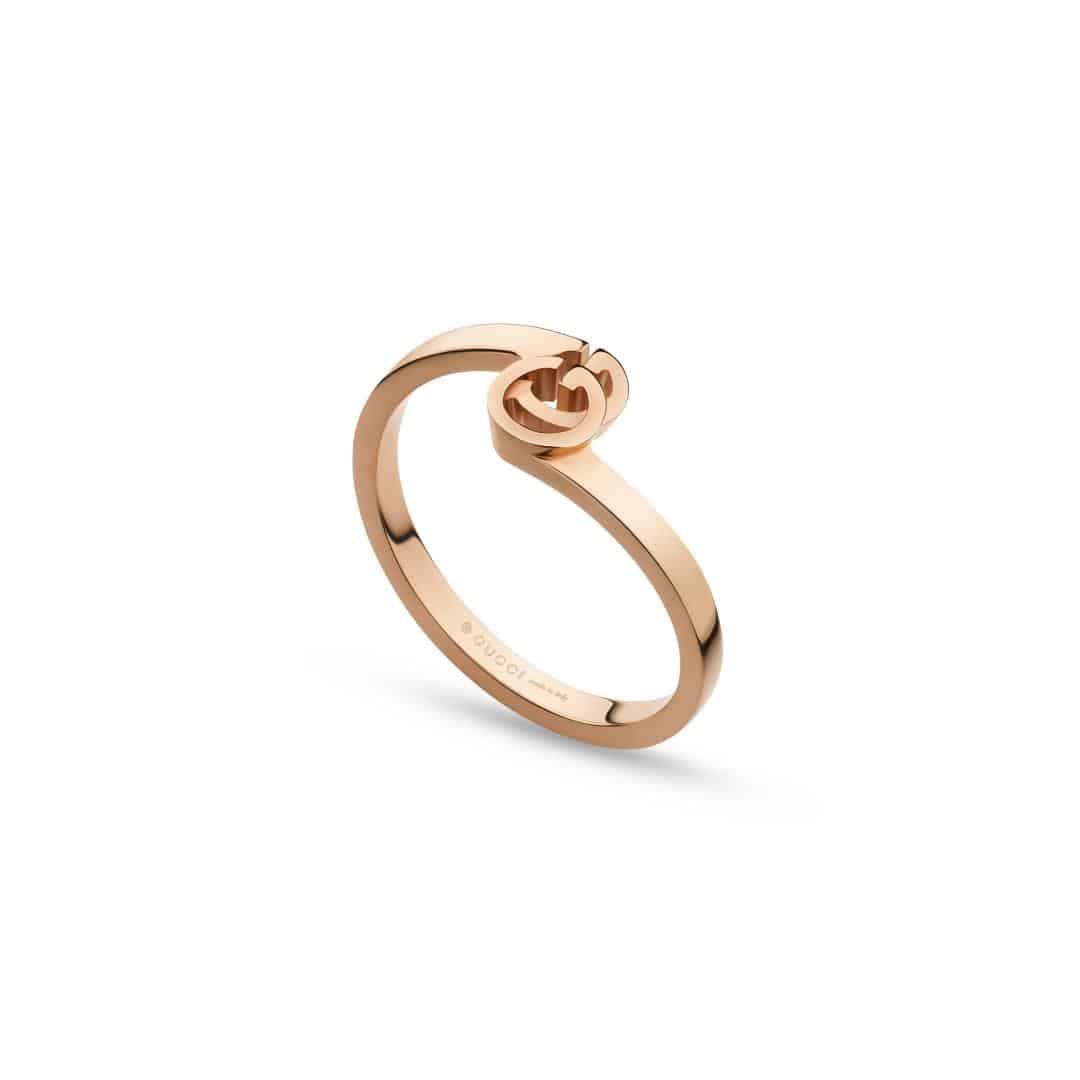 Gucci Fine GG Running Ring in 18kt Pink Gold