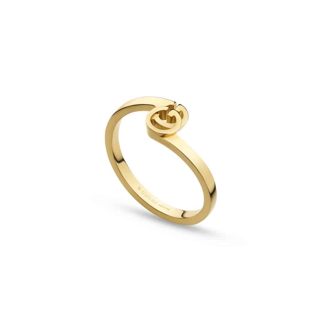 Gucci Fine GG Running Wide Ring in 18kt Yellow Gold