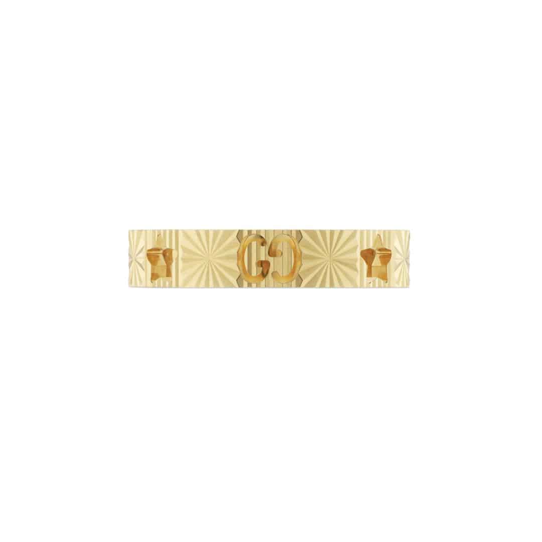 Gucci Fine Icon Round Ring in 18kt Yellow Gold