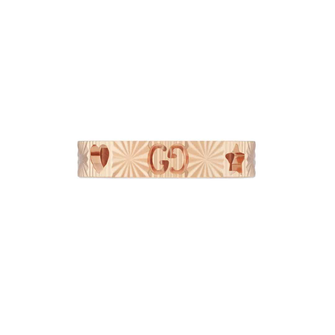 Gucci Fine Icon Ring in 18kt Pink Gold
