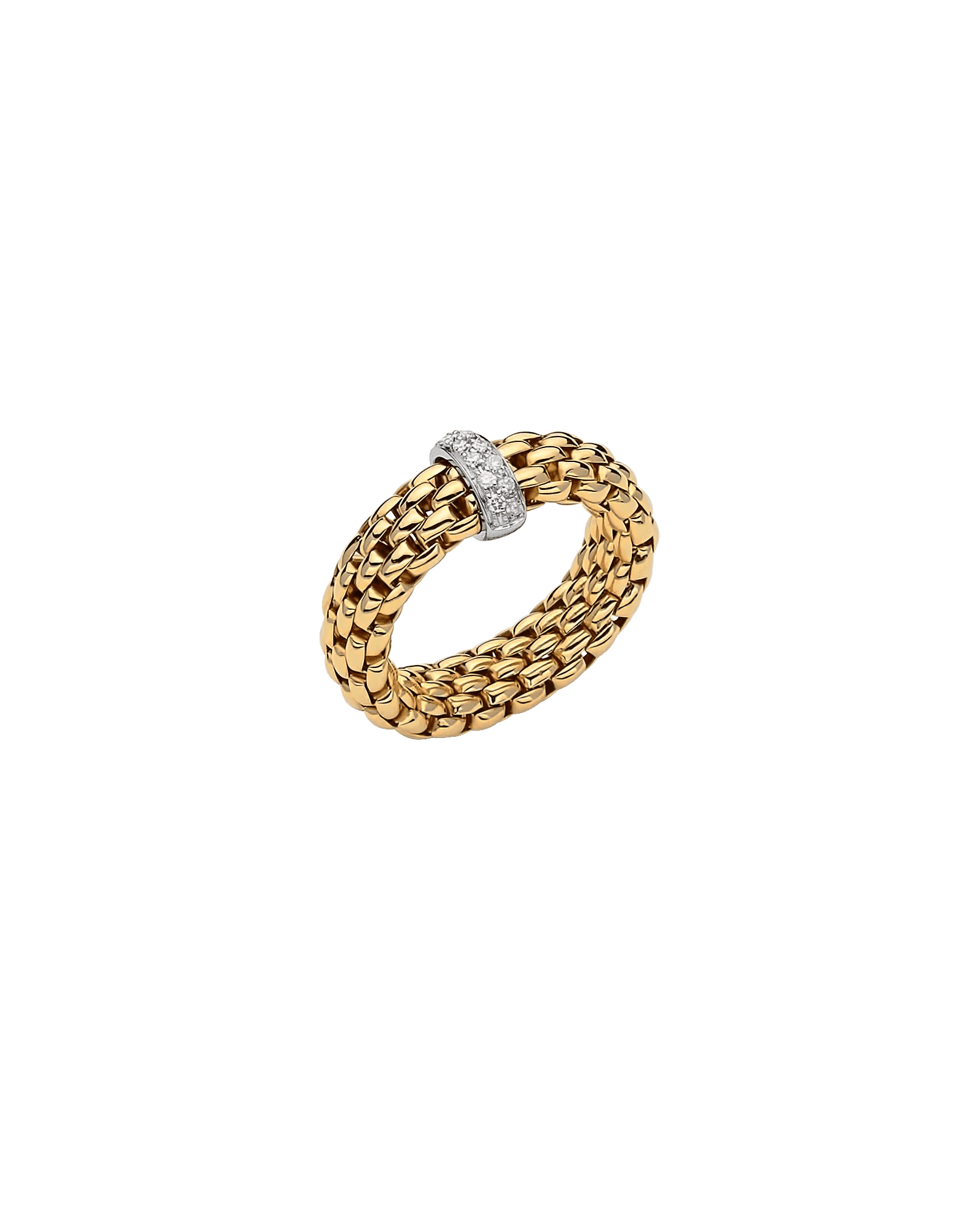 Fope Flex'it ring with diamonds