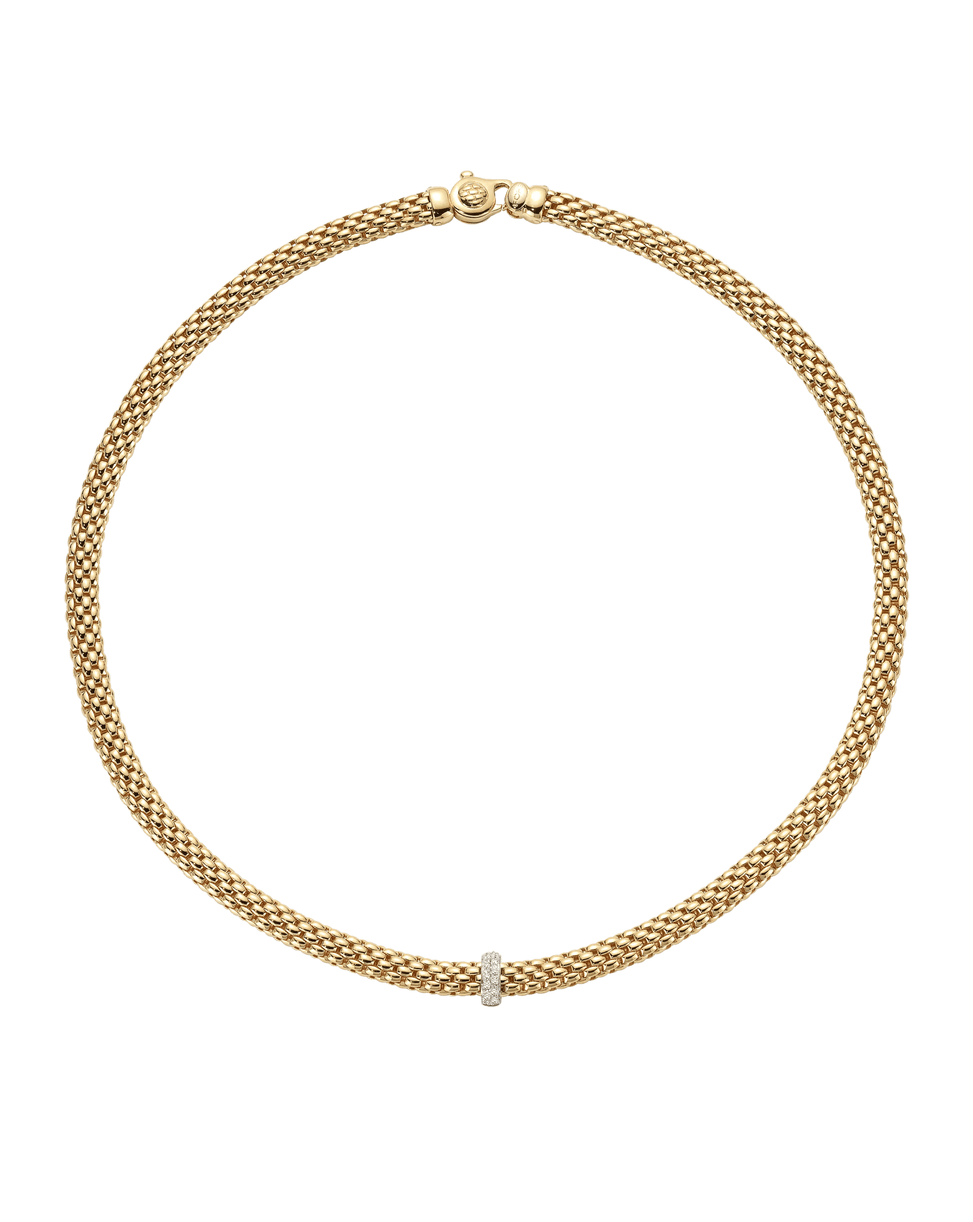 Fope Necklace with diamonds