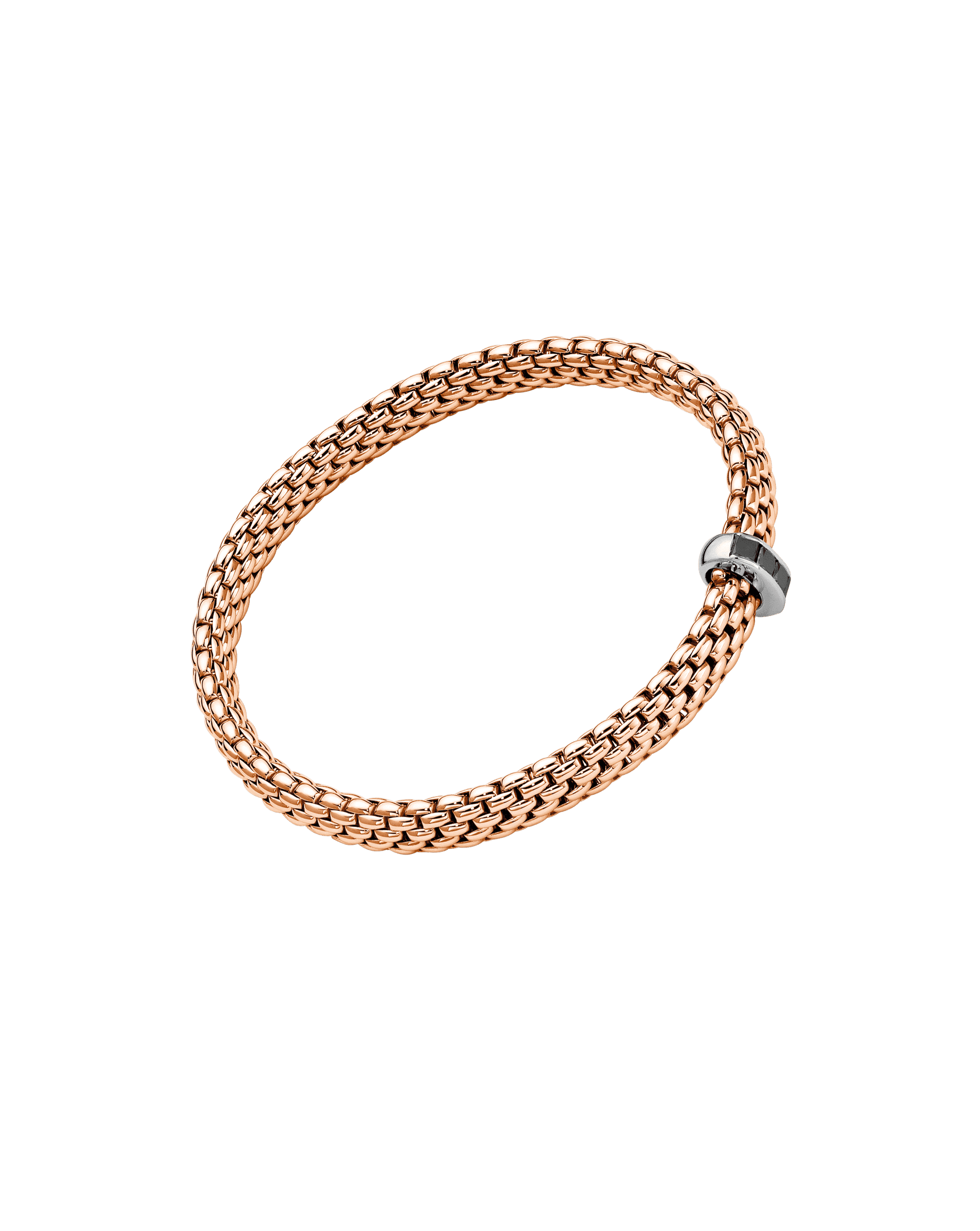 Fope Flex'it bracelet with black diamonds