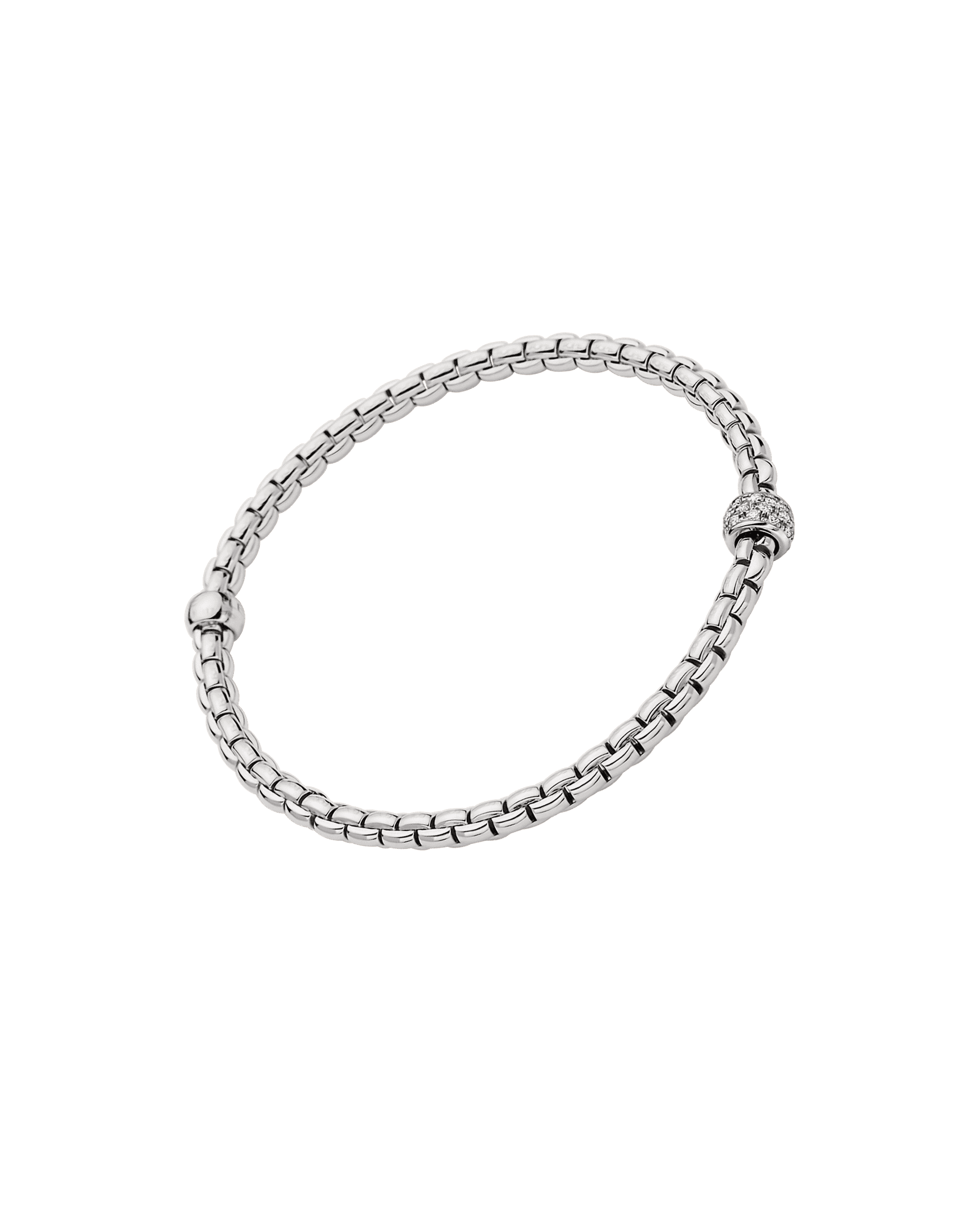 Fope Flex'it bracelet with diamond pave'