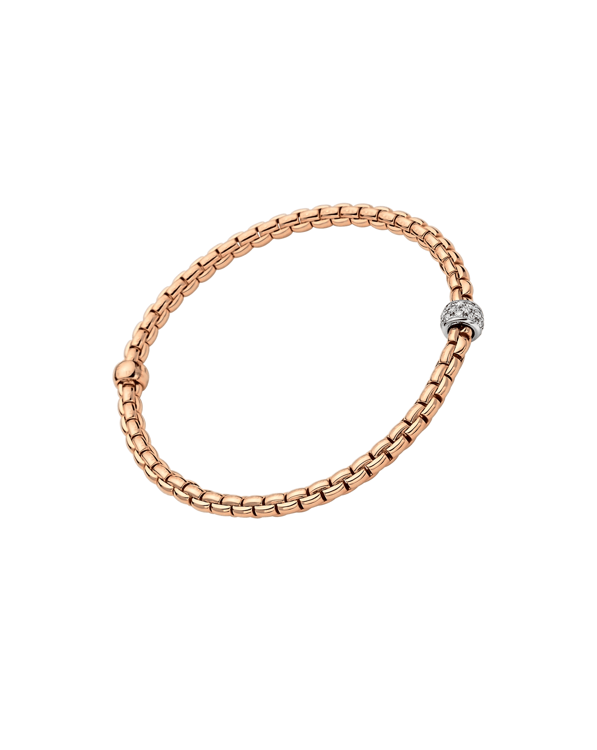 Fope Flex'it bracelet with diamond pave'