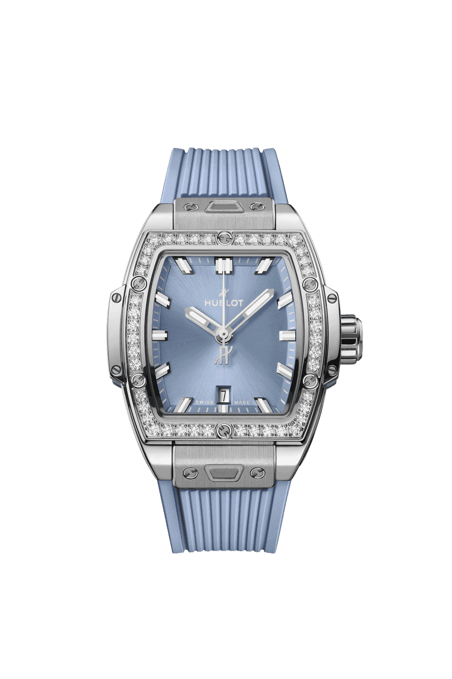 Hublot Spirit of Big Bang Steel Coal Blue Diamonds