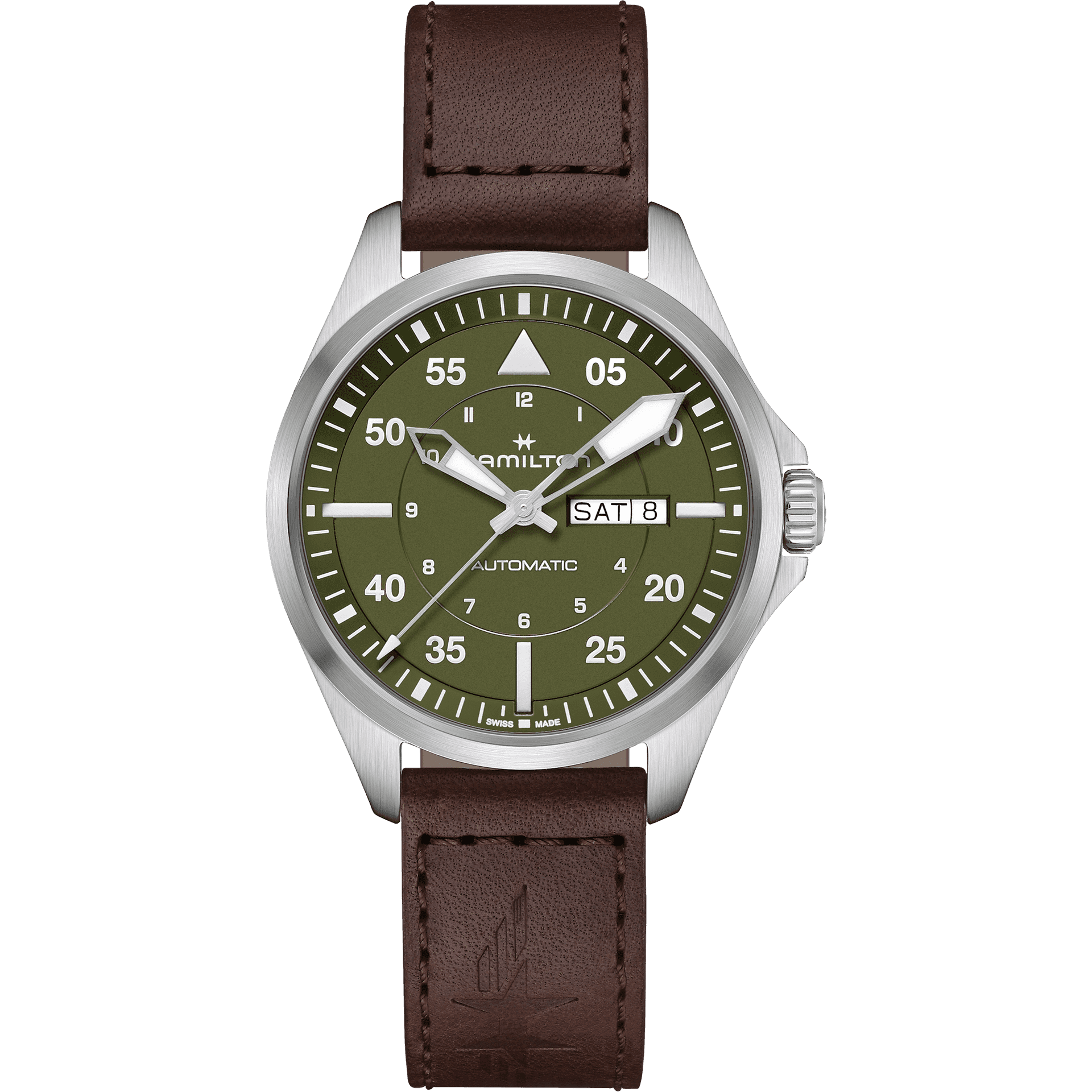 Hamilton Khaki Aviation Pilot Day Date Auto