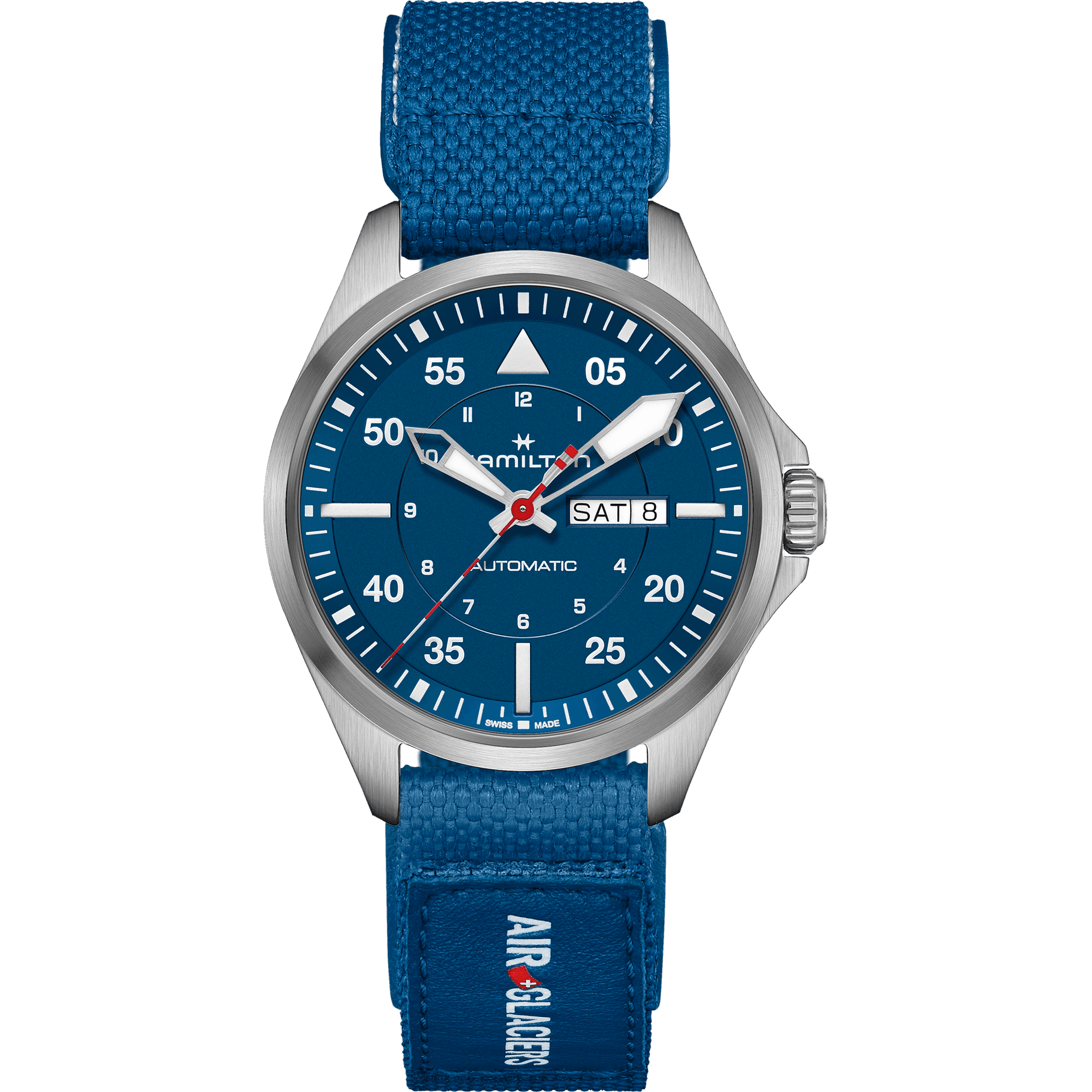 Hamilton Khaki Aviation Pilot Day Date Auto - Air-Glaciers Edition