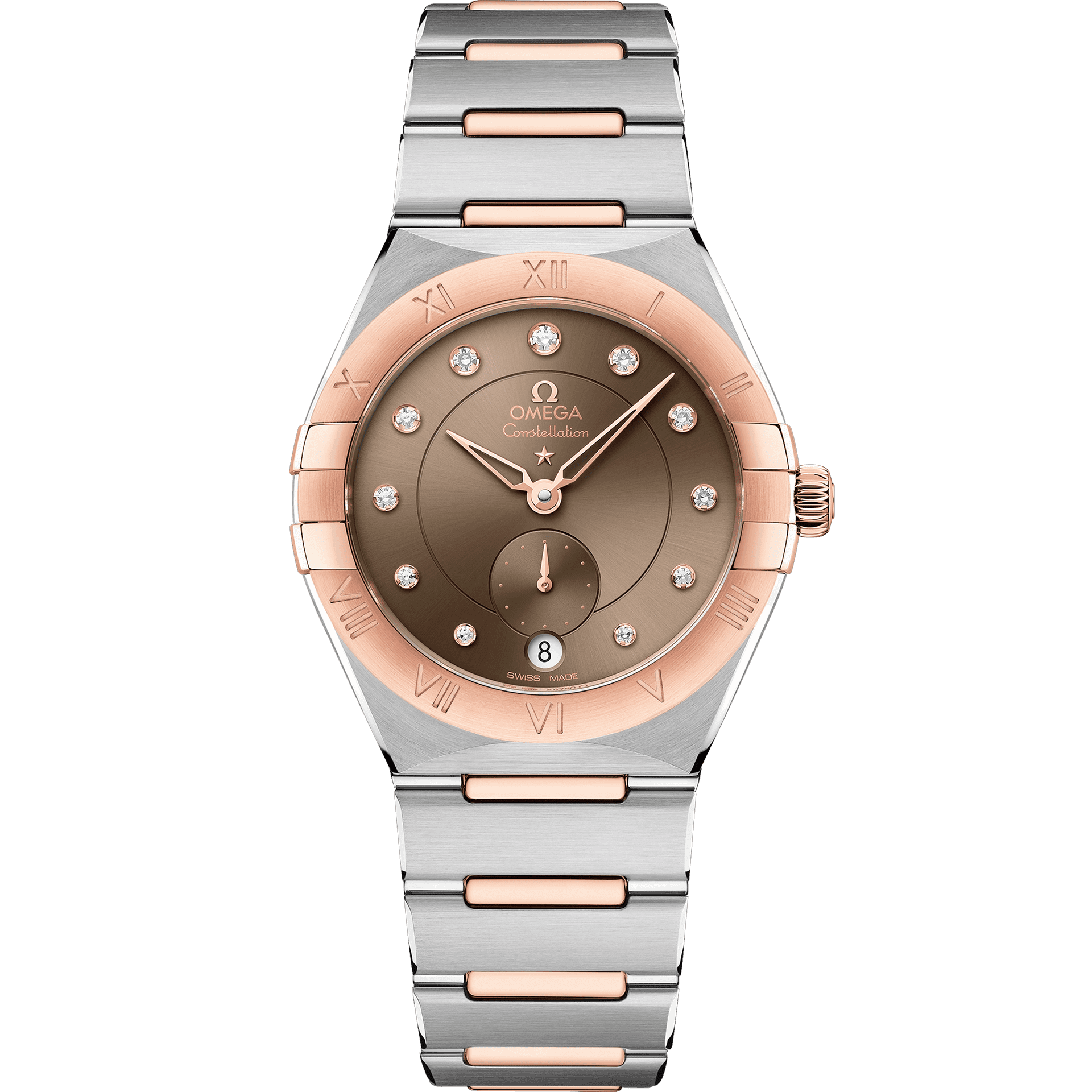 OMEGA Constellation 34 mm, steel ‑ Sedna™ gold on steel ‑ Sedna™ gold