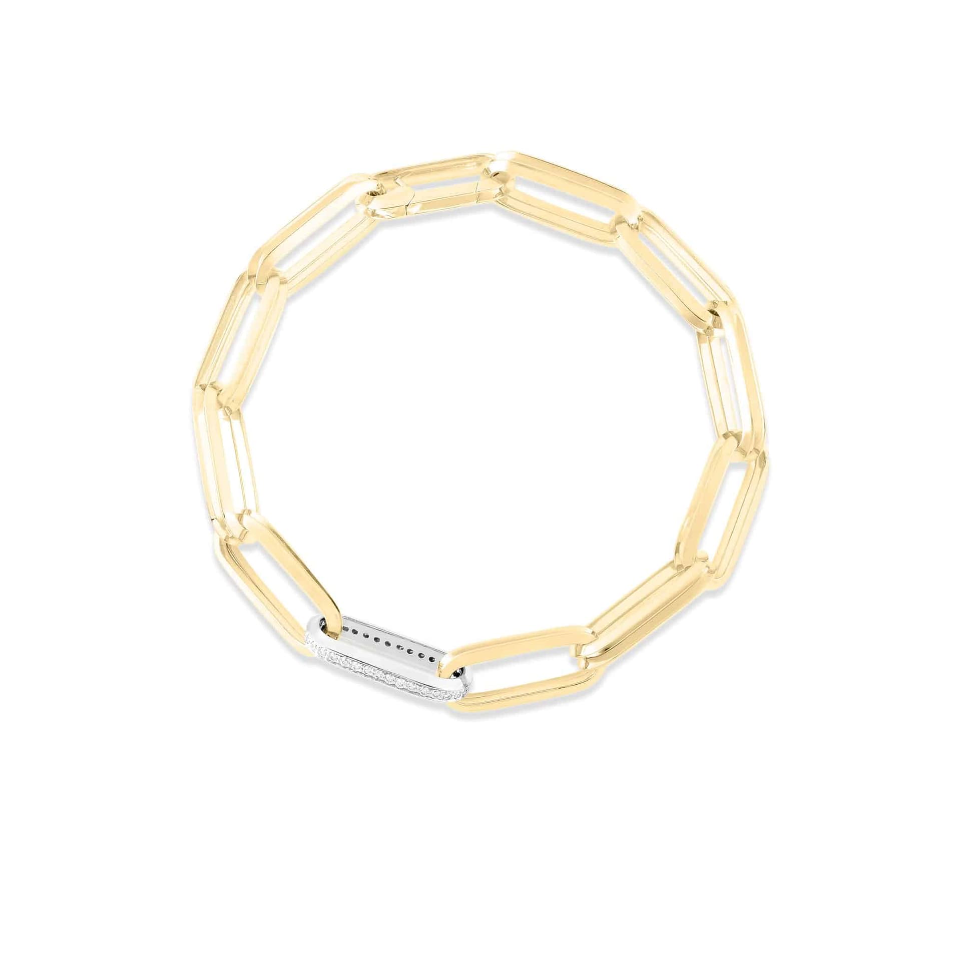 Roberto Coin Diamond Bracelet, 1/2