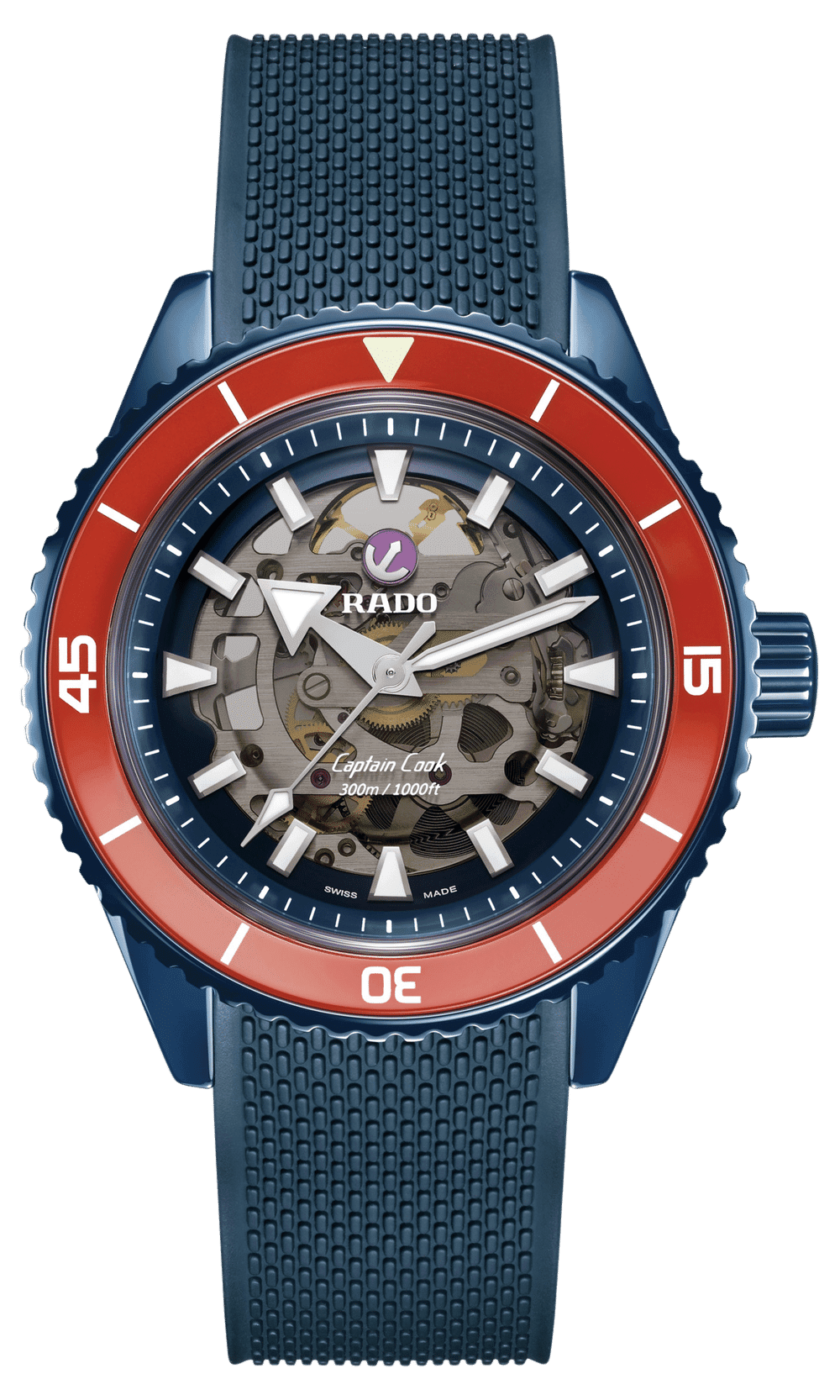 RADO Captain Cook High-Tech Ceramic Skeleton Limited Edition - R32152209, 1/6