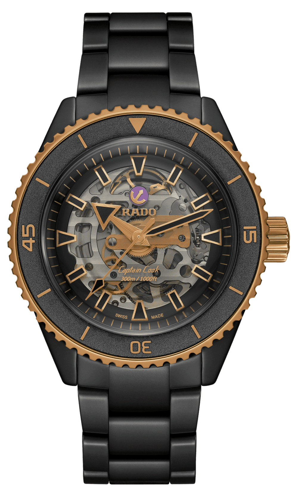 RADO Captain Cook High-Tech Ceramic Skeleton - R32192152, 1/5