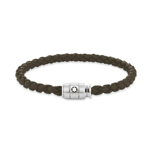 Montblanc Bracelet Medium, Soft Leather, Khaki, 1/2