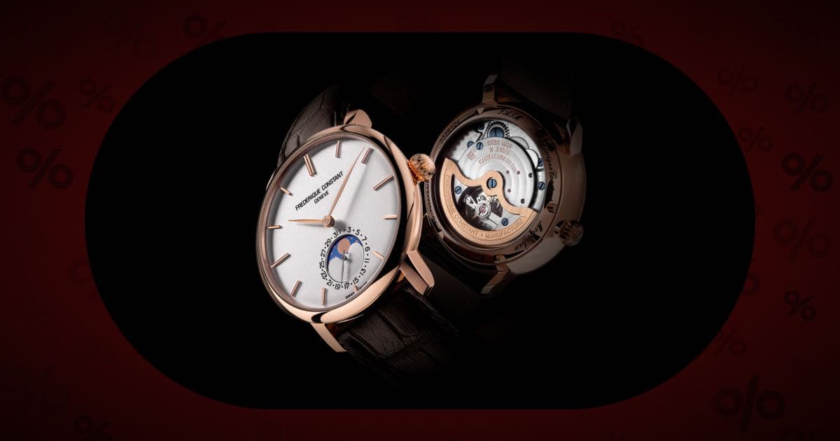 Frederique Constant 15% off