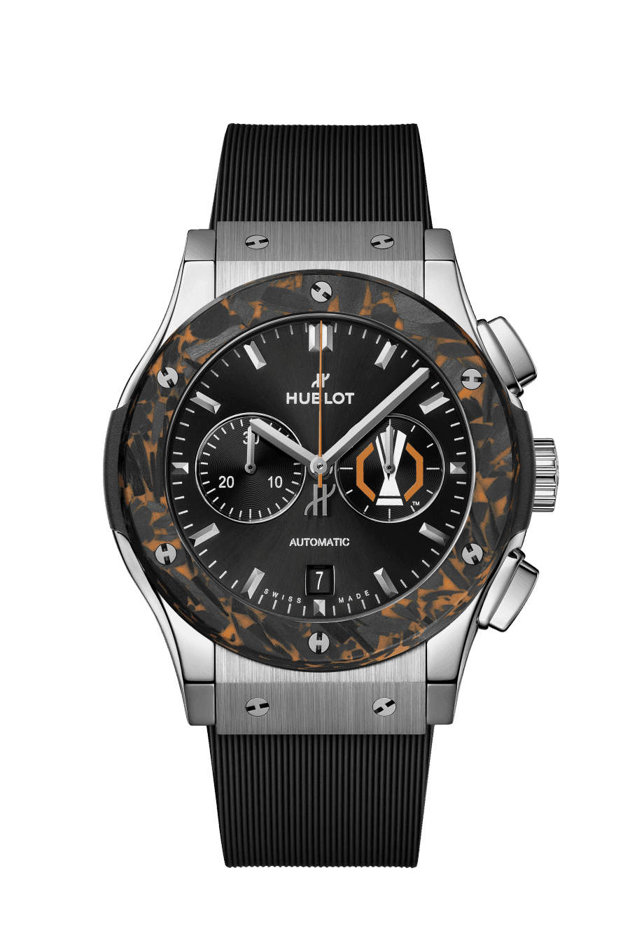 Hublot Classic Fusion Chronograph UEFA Europa League Titanium Carbon, 1/11