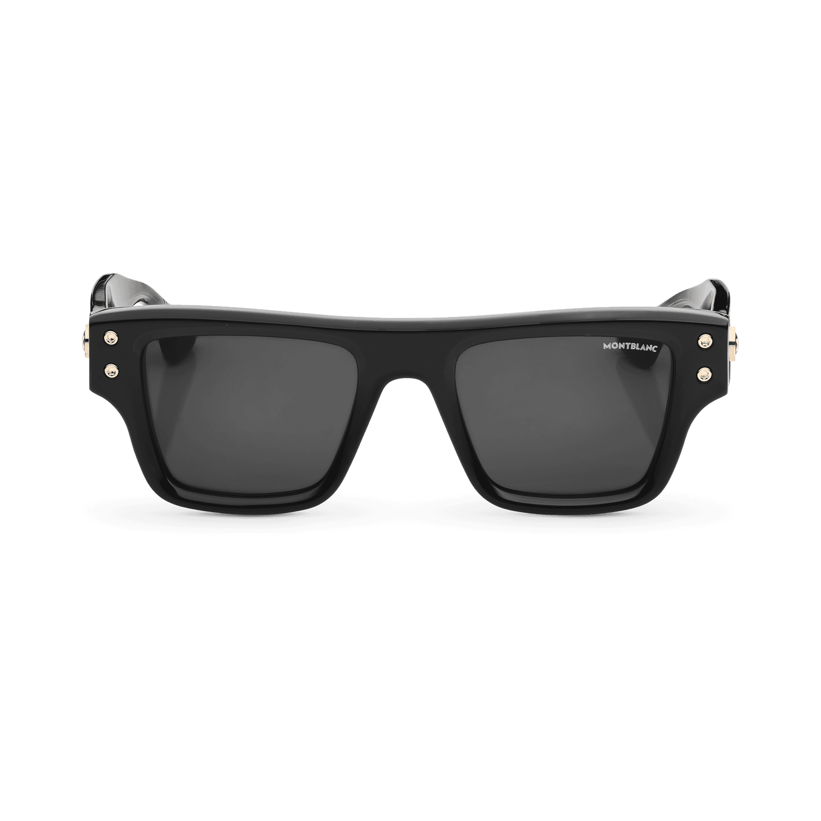 Montblanc Rectangular Sunglasses with Black Coloured Acetate Frame, 1/3