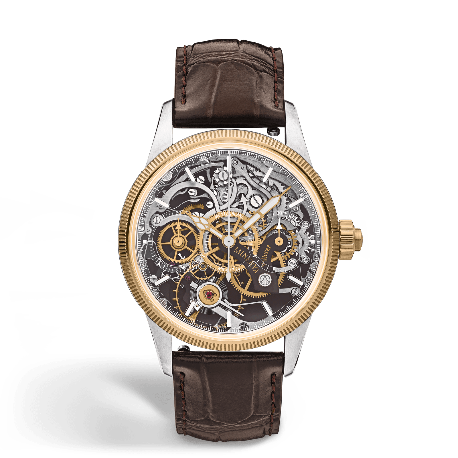 Montblanc Montblanc 1858 The Unveiled Minerva Chronograph Limited Edition - 100 pieces, 1/4