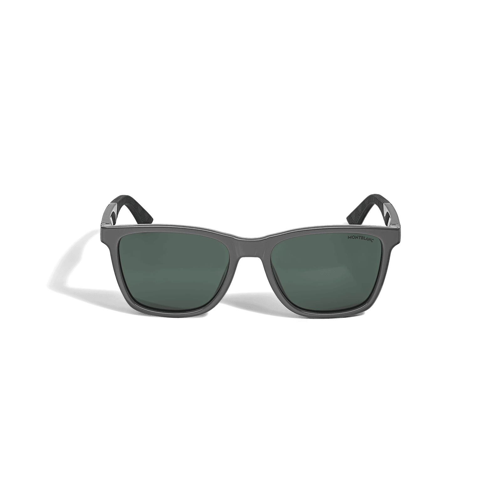 Montblanc Squared Sunglasses with Grey Coloured Injected Frame, 1/2