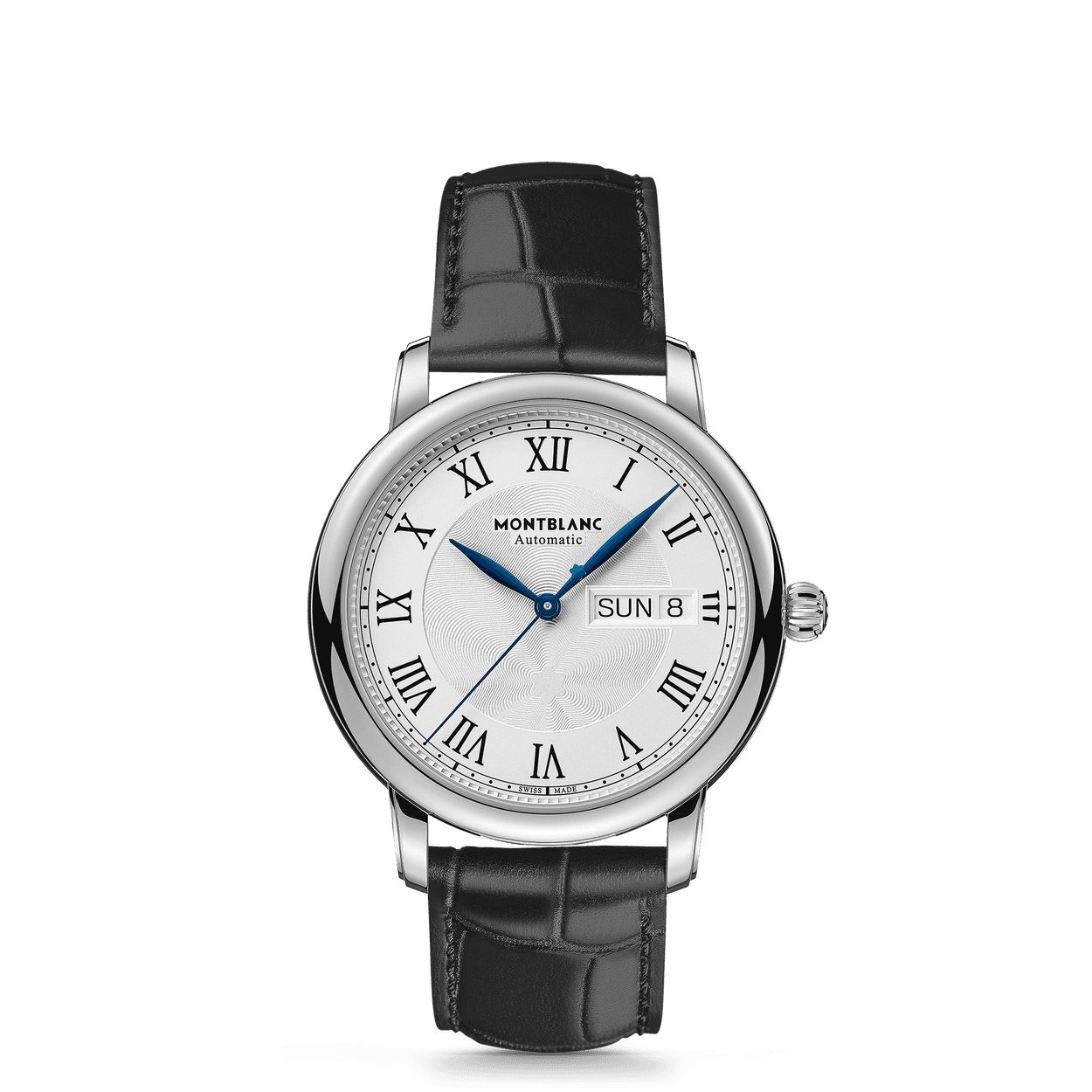 Montblanc Montblanc Star Legacy Automatic Day & Date 39 mm, Black Calf Leather Strap, 1/2