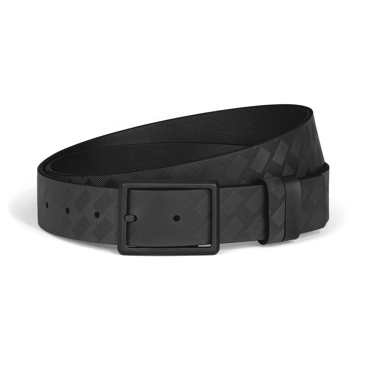 Montblanc 35 mm Reversible Belt in Extreme Leather with Rectangular Buckle, 1/4