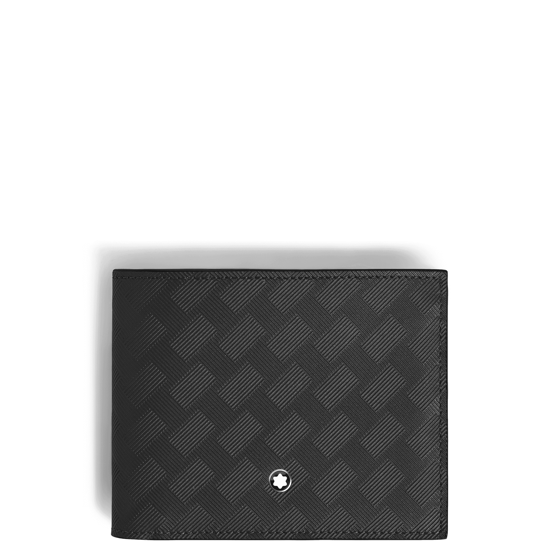 Montblanc Wallet 6cc in Extreme Leather, Black Exterior Red Oak Interior, 1/4