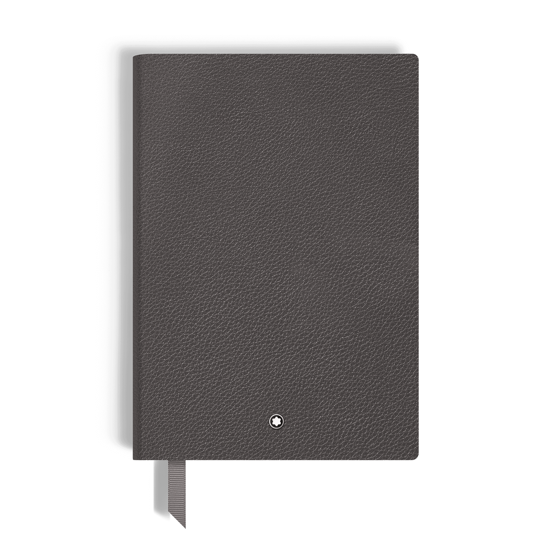 Montblanc Medium Notebook in Grain Leather, Lined Pages Forged Iron, 1/2
