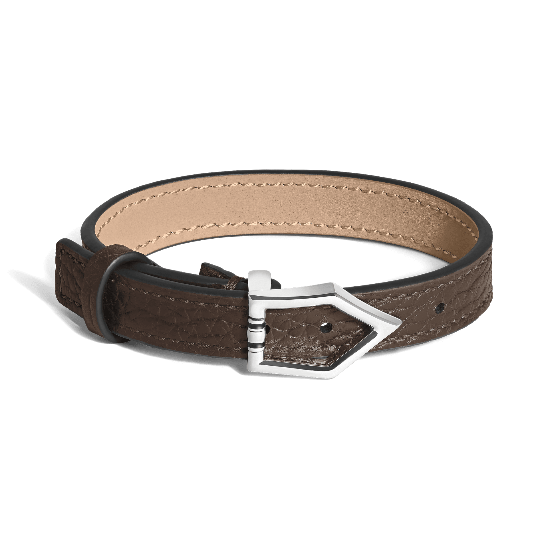 Montblanc Plain Nib Bracelet in Grain Leather, 1/2