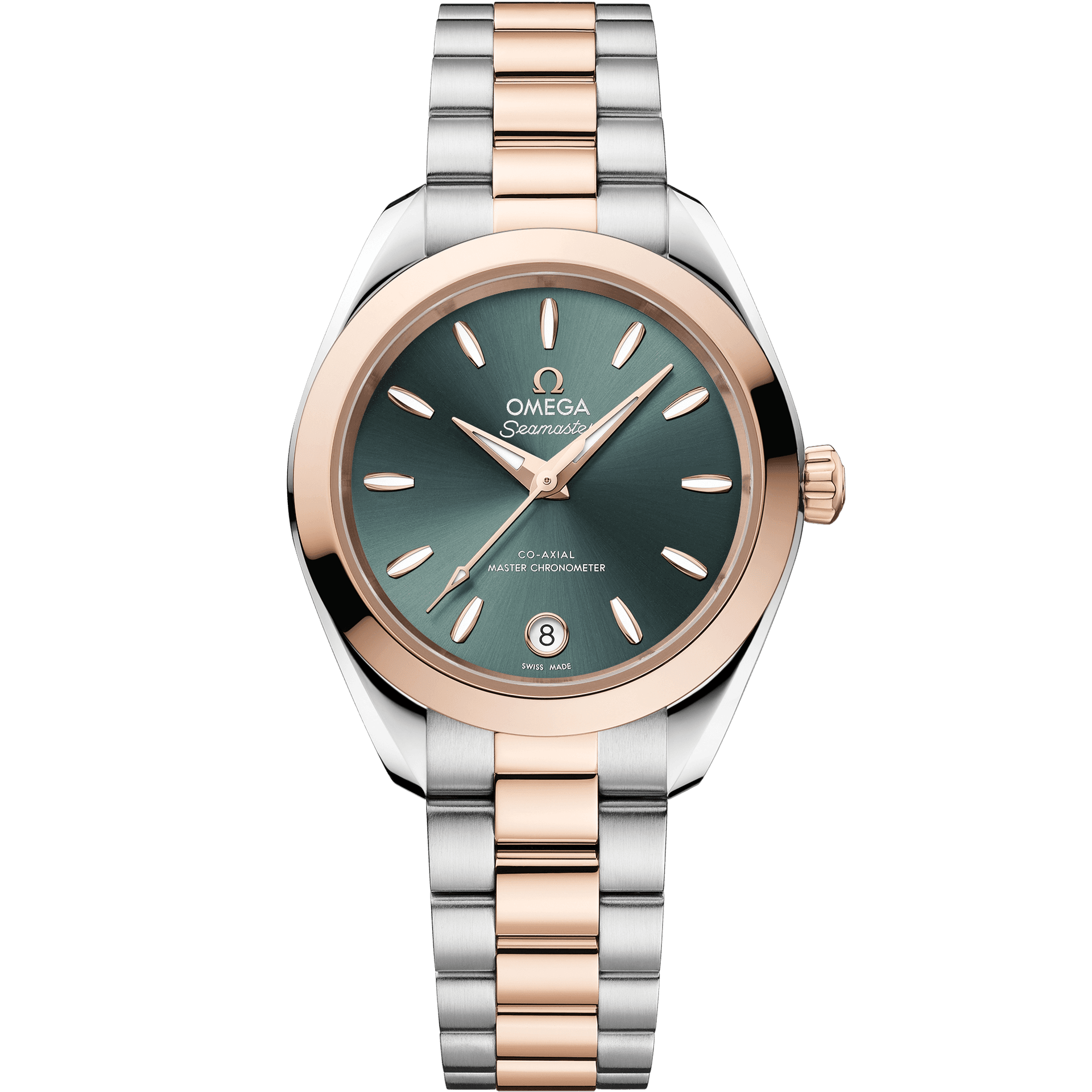 OMEGA Seamaster Aqua Terra 150M 30 mm, steel ‑ Sedna™ gold on steel ‑ Sedna™ gold, 1/6