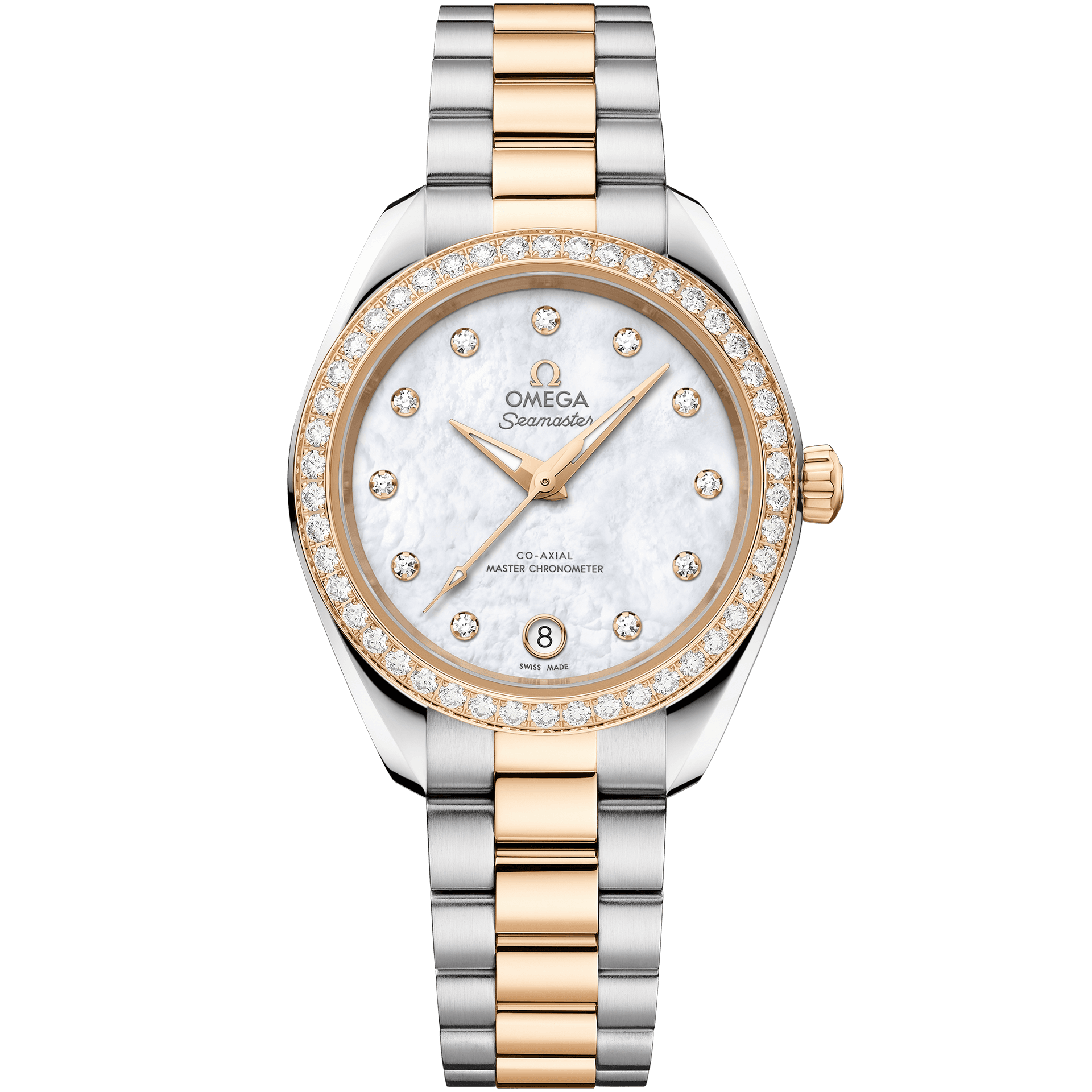 OMEGA Seamaster Aqua Terra 150M 30 mm, steel - Moonshine™ gold on steel - Moonshine™ gold, 1/6