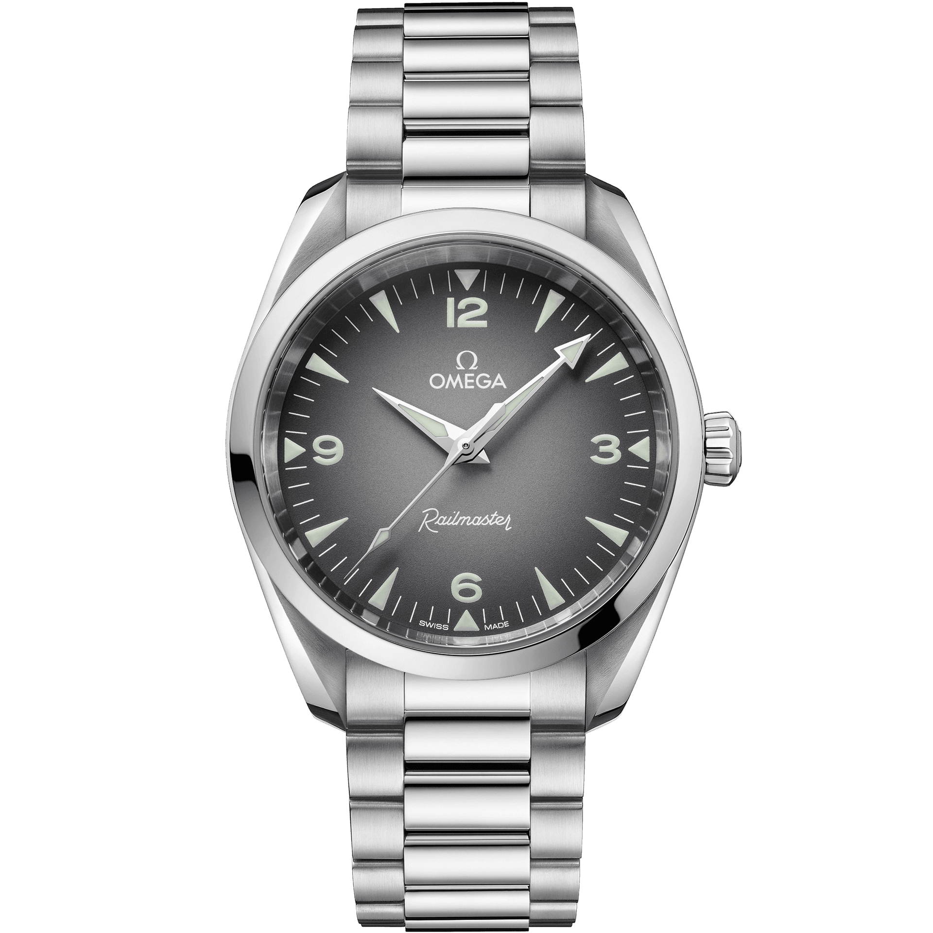 OMEGA Seamaster Railmaster 38 mm, steel on steel, 1/6