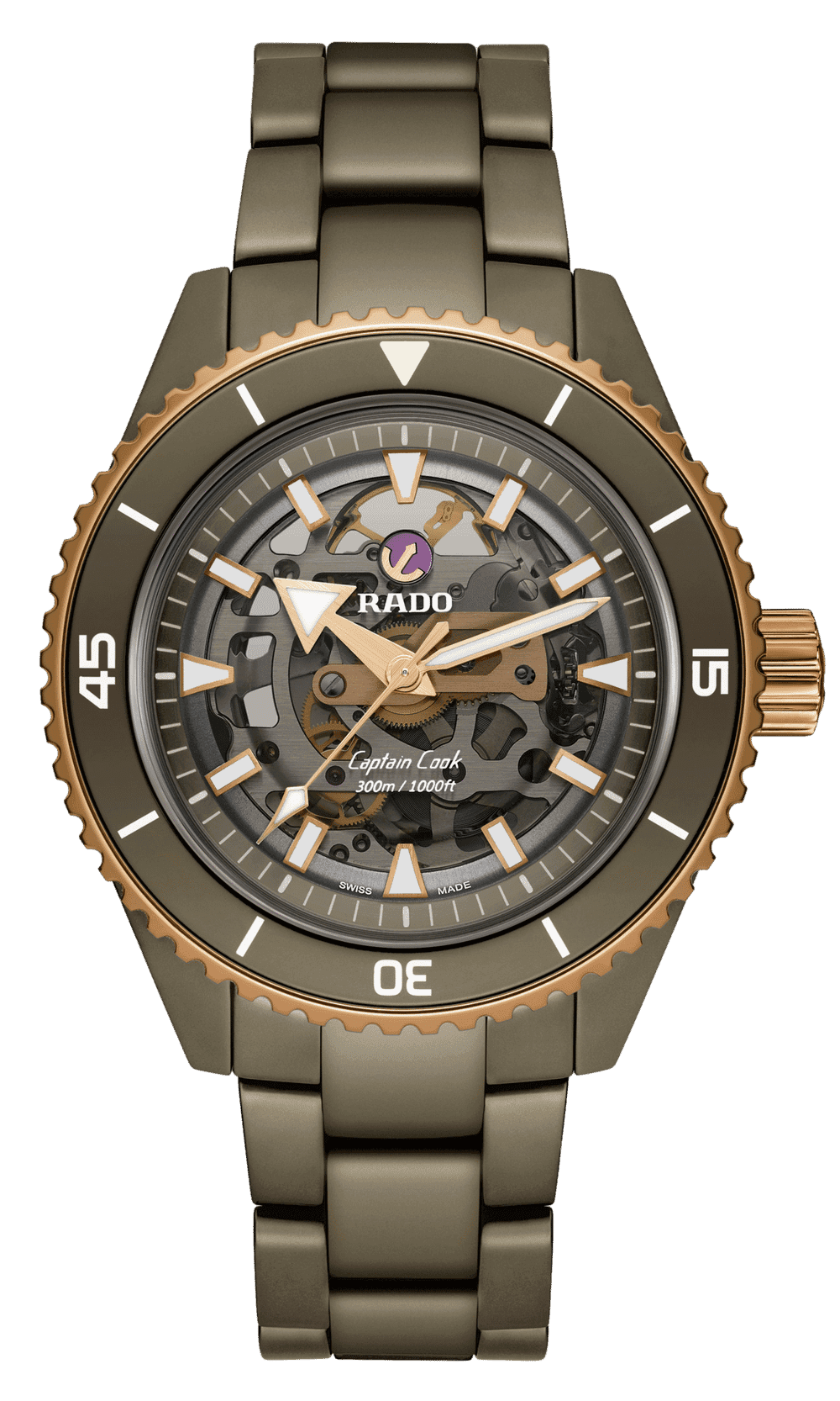 RADO Captain Cook High-Tech Ceramic Skeleton - R32150162