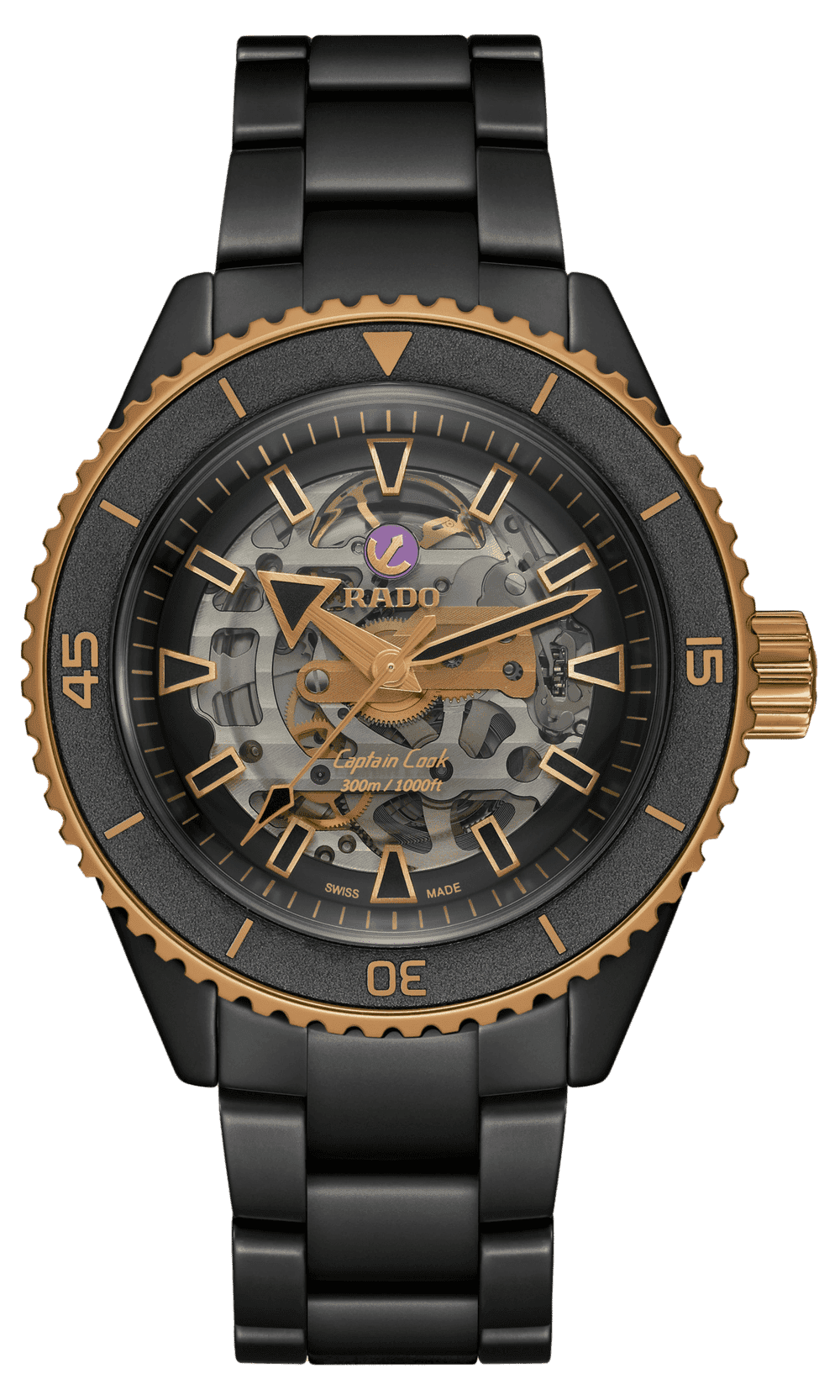 RADO Captain Cook High-Tech Ceramic Skeleton - R32192152