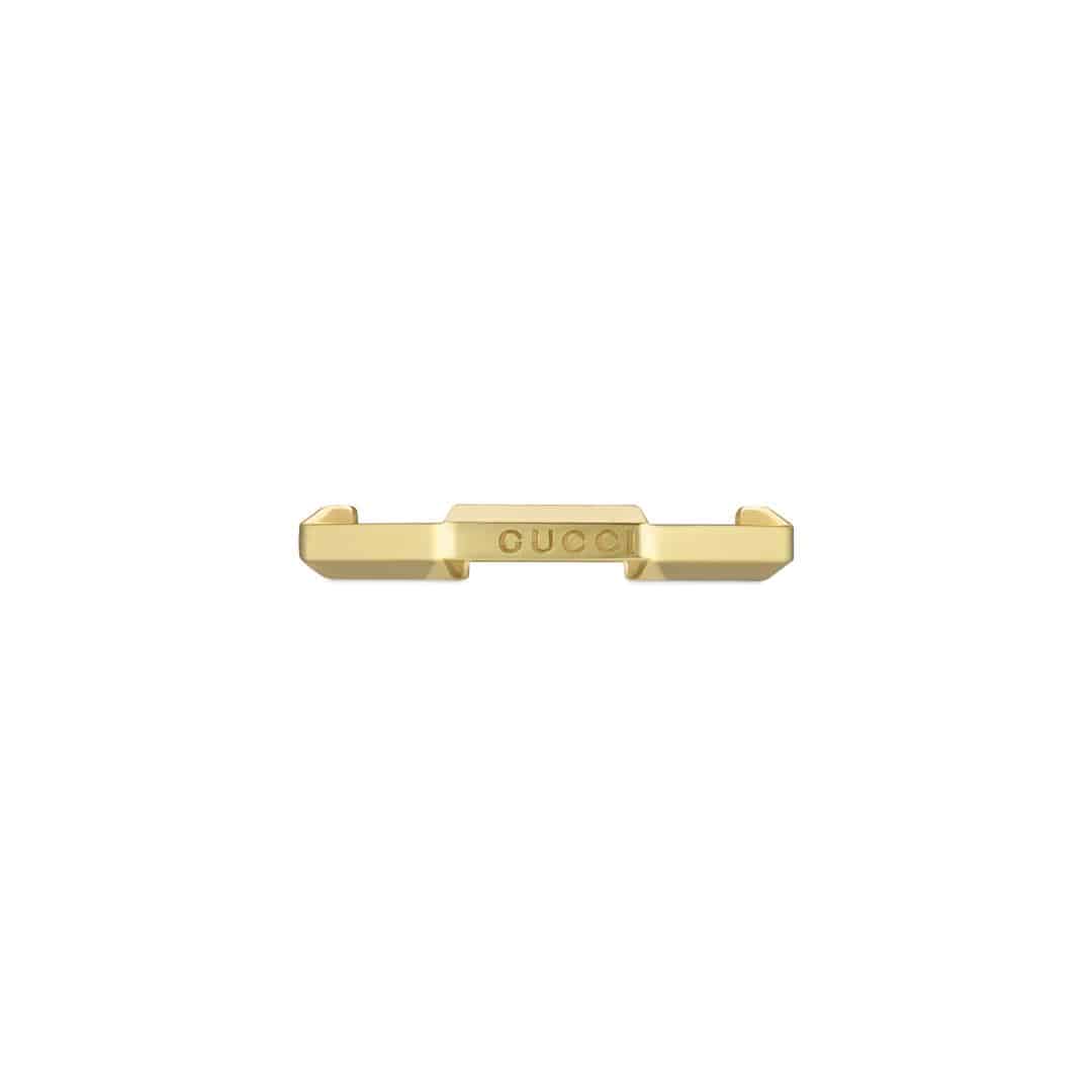 Gucci Fine Link to Love Chain Ring in 18kt Yellow Gold