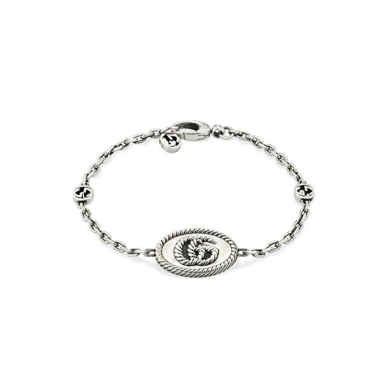 Gucci Silver GG Marmont YBA627749001 Bracelet