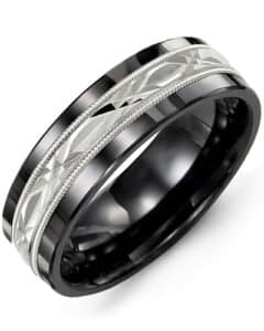 MADANI MEN’S CLASSIC DIAMOND CUT MILGRAIN