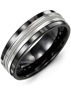 MADANI MEN’S DOUBLE MILGRAIN WEDDING