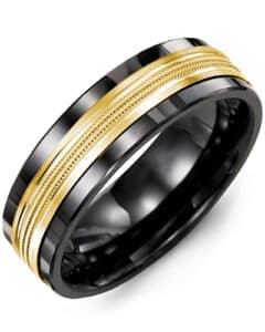 MADANI MEN’S DOUBLE MILGRAIN WEDDING