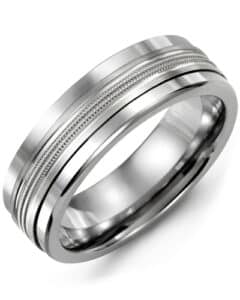 MADANI MEN’S DOUBLE MILGRAIN WEDDING