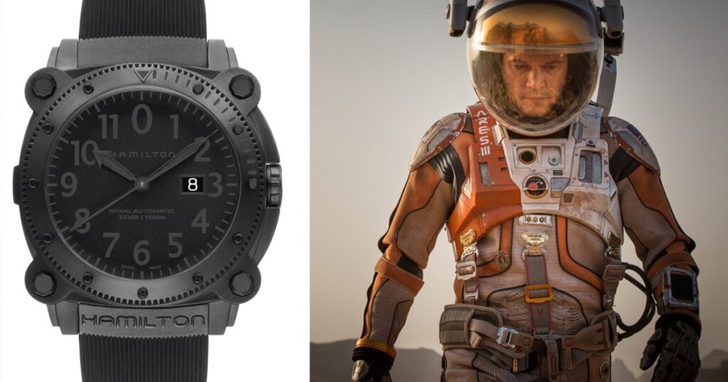 6. Hamilton Khaki Navy BeLOWZERO – The Martian (2015)